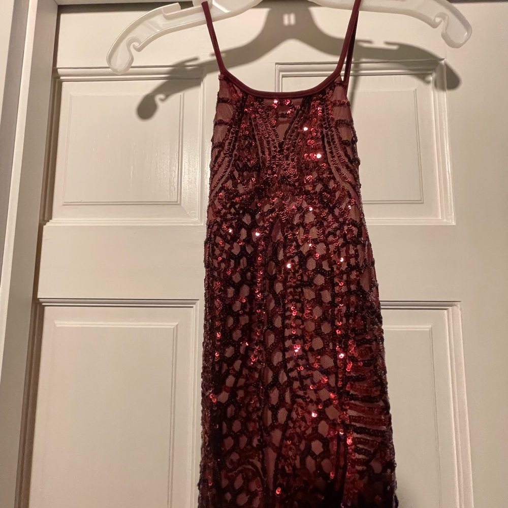 Nightway Sequins Gown size 2